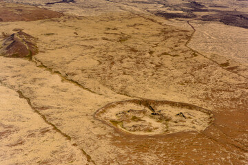 Aerial view of Iceland