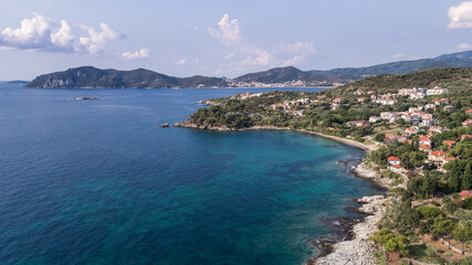 Fototapeta na wymiar coast of the town Nea Iraklitsa, Greece.