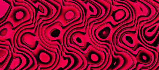 Abstract bright psychedelic illustration. 3d rendering