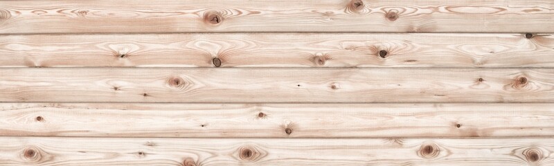 Natural larch wood wide panoramic texture. Widescreen wooden board rustic background - obrazy, fototapety, plakaty
