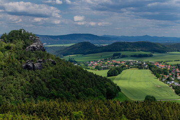 Erkundungstour durch die sächsische Schweiz an verschiedenen Orten - Sachsen/Deutschland
