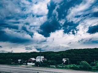 Fototapeta premium road to the sky
