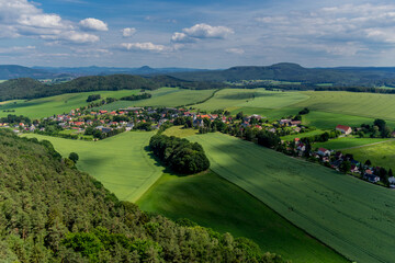 Erkundungstour durch die sächsische Schweiz an verschiedenen Orten - Sachsen/Deutschland