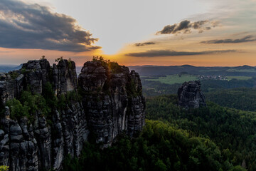 Erkundungstour durch die sächsische Schweiz an verschiedenen Orten - Sachsen/Deutschland