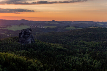 Erkundungstour durch die sächsische Schweiz an verschiedenen Orten - Sachsen/Deutschland
