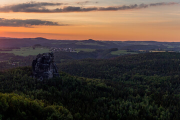 Erkundungstour durch die sächsische Schweiz an verschiedenen Orten - Sachsen/Deutschland