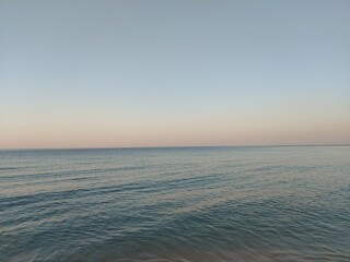 바닷가 해변 석양