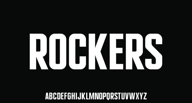 ROCKERS, THE CONDENSED URBAN YOUTH MODERN FONT