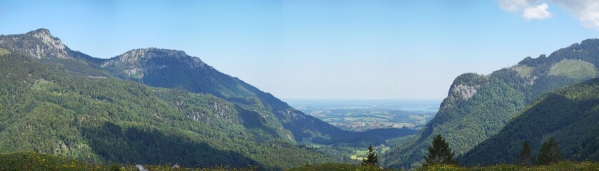 Fototapeta na wymiar Priental-Panorama am Schachenberg
