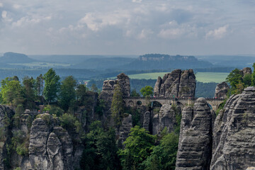 Erkundungstour durch die sächsische Schweiz an verschiedenen Orten - Sachsen/Deutschland