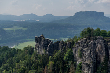 Erkundungstour durch die sächsische Schweiz an verschiedenen Orten - Sachsen/Deutschland