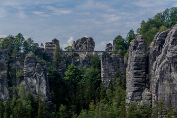 Erkundungstour durch die sächsische Schweiz an verschiedenen Orten - Sachsen/Deutschland
