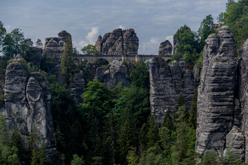 Erkundungstour durch die sächsische Schweiz an verschiedenen Orten - Sachsen/Deutschland