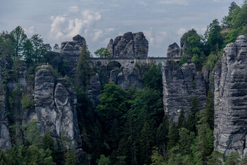 Erkundungstour durch die sächsische Schweiz an verschiedenen Orten - Sachsen/Deutschland
