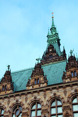 Hamburg City Hall or Rathaus, Germany
