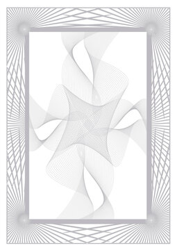 Grey Abstract background certificate.
Illustration of grey background with wavy cross motif.Vector available.