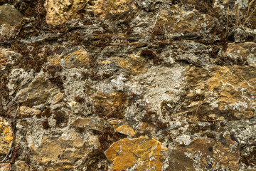 Old wall made of rocks