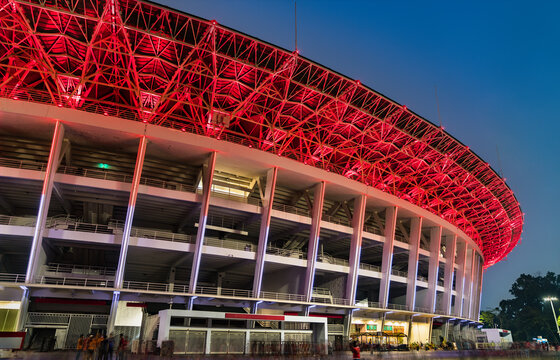 Gelora Bung Karno Main Stadium in Jakarta, Indonesia