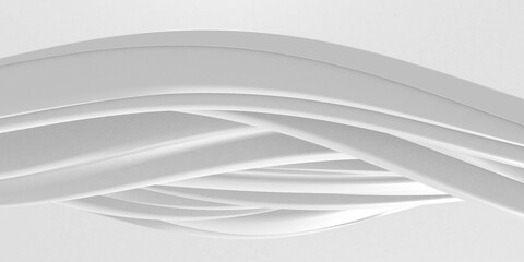 White abstract liquid wavy background