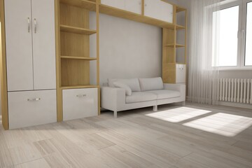 modern bedroom interior design interior design. 3D illustration