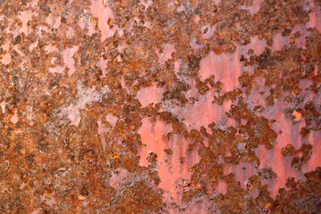 Rust red metal texture background