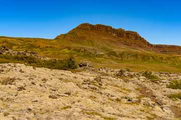 Rocks and nature of Iceland