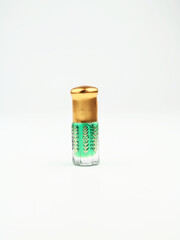 Arabian oud attar perfume in mini bottles.