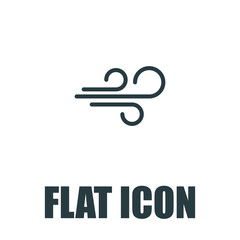 Wind Icon Flat