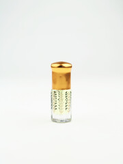 Arabian oud attar perfume in mini bottles.