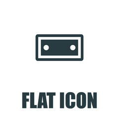 Fototapeta premium Tape Icon Flat