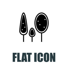 Tree Icon Flat
