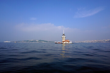 Maiden's tower, symbol of Istanbul, Turkey