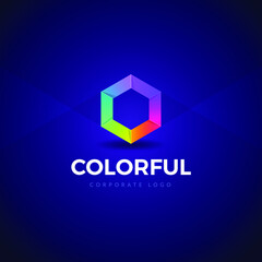 Abstract Colorful Logo Design