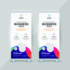 Roll Up Banner Design Template