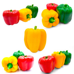 Peppers isolated