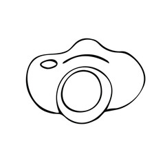 Photography life. Photo camera. Illustration of photography.