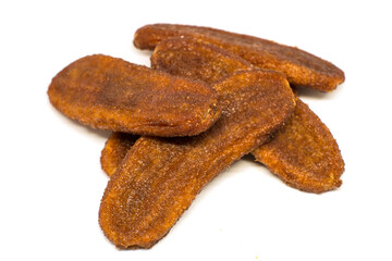 Dried bananas are taking food or fruit. Can be eaten as a snack
