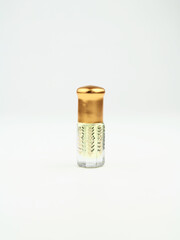 Arabian oud attar perfume in mini bottles.