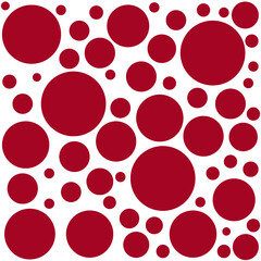 fond abstrait, rond rouge