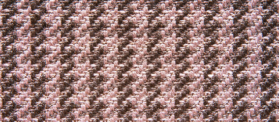 brown fabric texture for background. Abstract background, empty template.Textile pattern