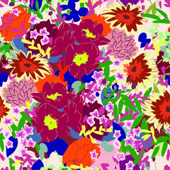 Fototapeta na wymiar flower modern design.flower drawing as vector art.