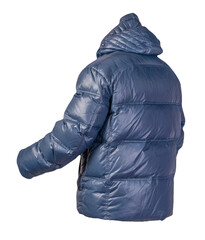 Men's jacket in a hood isolated on a white background. Windbreaker jacket © vitalily_73