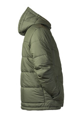 Men's jacket in a hood isolated on a white background. Windbreaker jacket © vitalily_73
