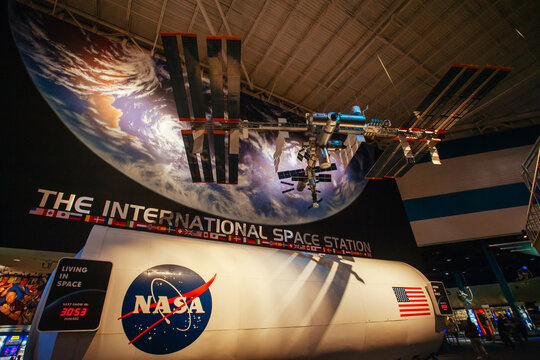 Interior Of Space Center In Houston USA