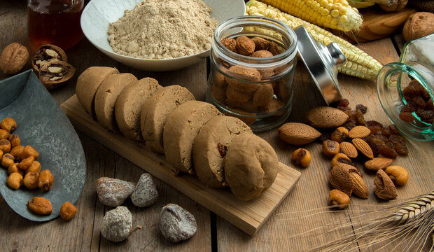 Bodeg&oacute;n con gofio amasado e ingredientes