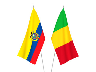 Ecuador and Mali flags