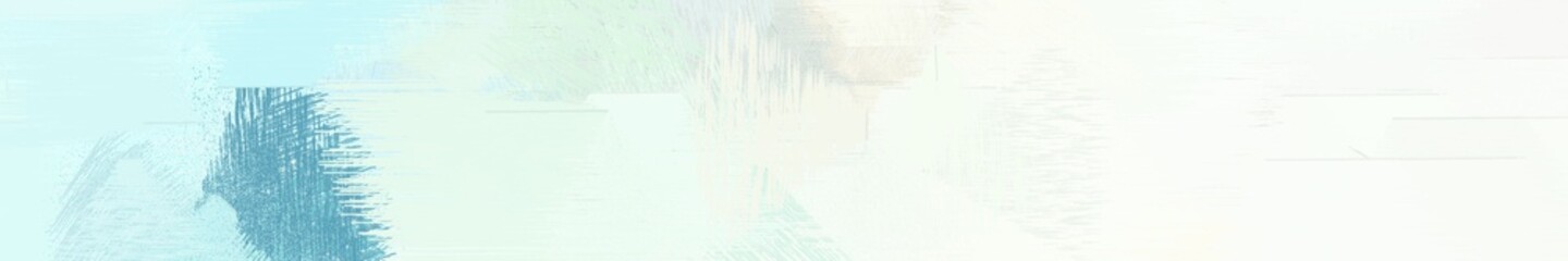 wide landscape graphic with artistic brush strokes background with honeydew, cadet blue and light cyan. can be used for wallpaper, cards, poster or banner