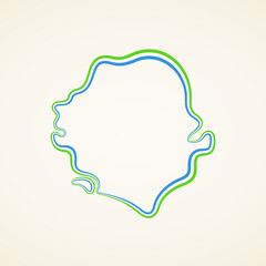 Sierra Leone - Outline Map