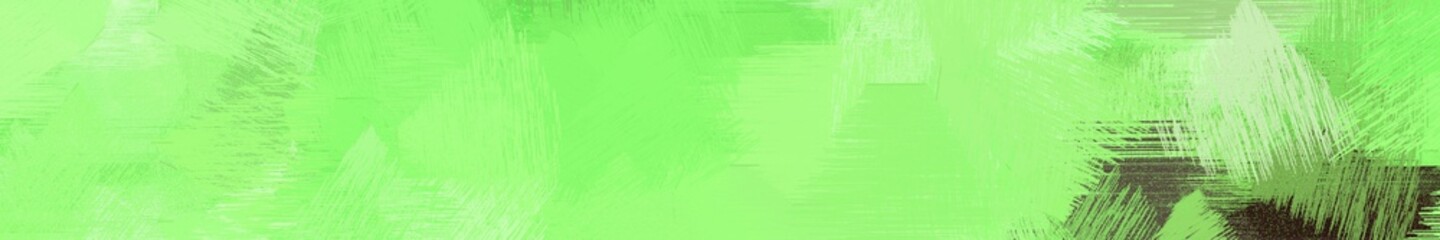 Obraz premium wide landscape graphic with abstract brush strokes background decoration with light green, dark olive green and tea green