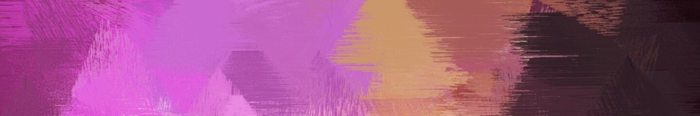wide landscape graphic with modern brush strokes background with mulberry , orchid and very dark pink. can be used for wallpaper, cards, poster or banner